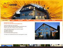 Tablet Screenshot of hotel-sonne-waldbronn.de